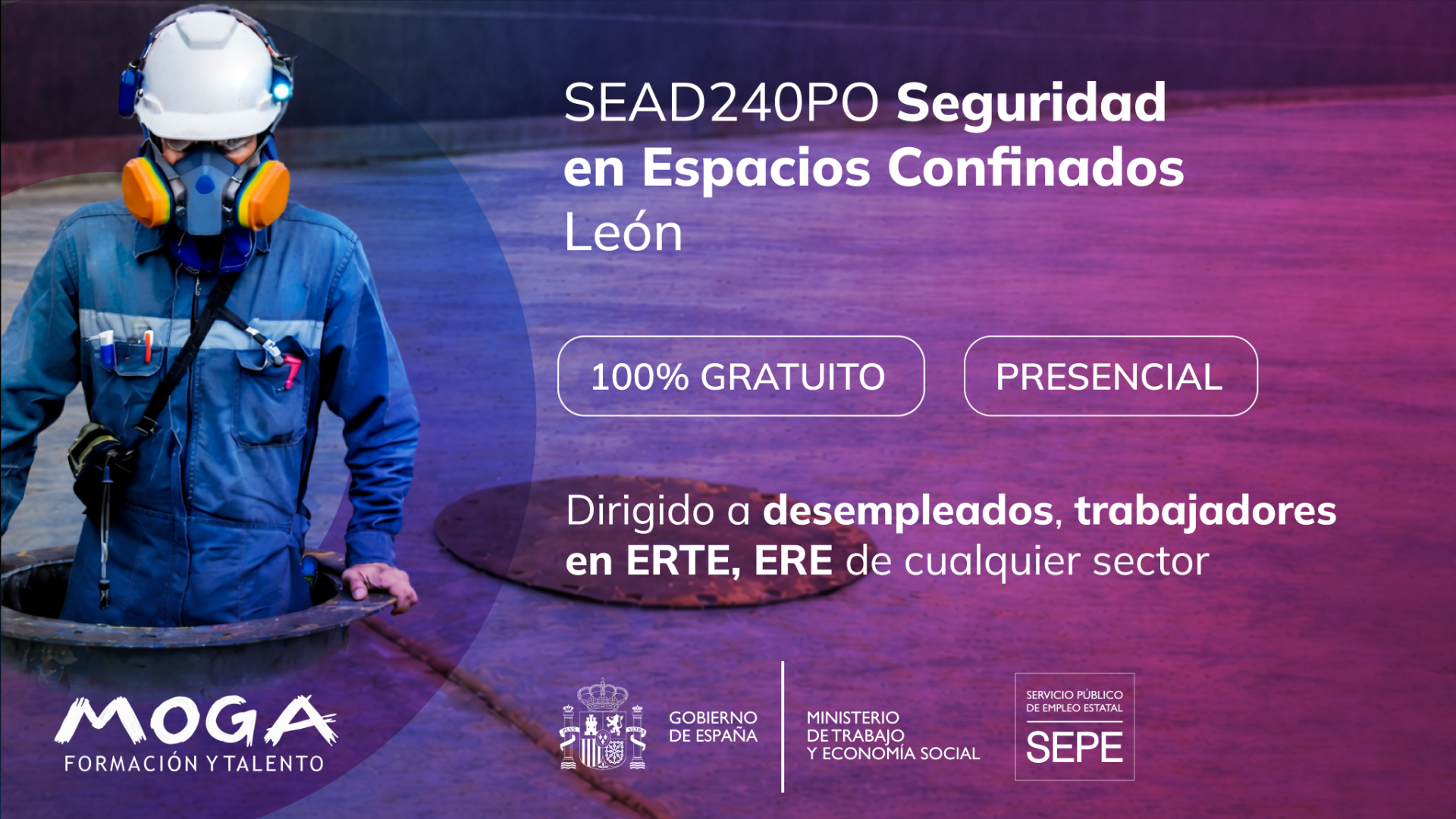 SEAD240PO SEGURIDAD EN ESPACIOS CONFINADOS León