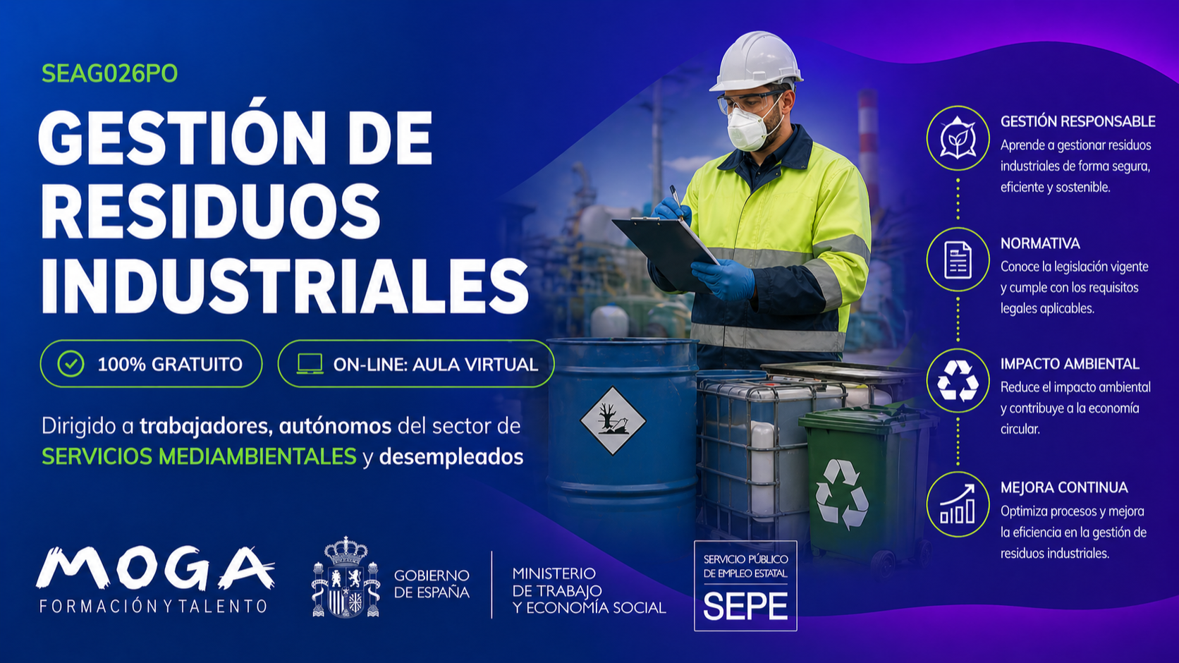 SEAG026PO GESTIÓN DE RESIDUOS INDUSTRIALES