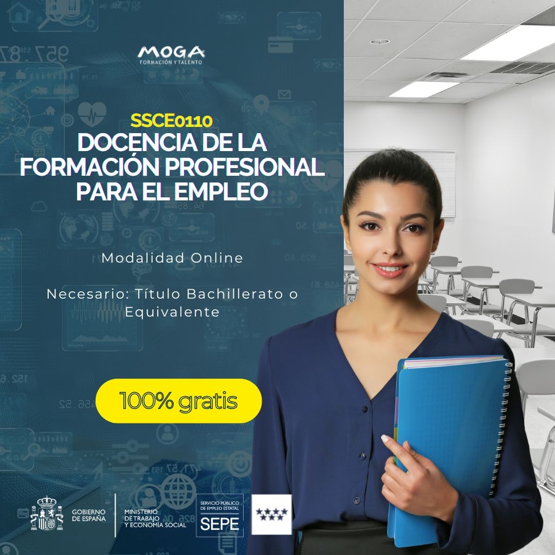 SSCE0110 DOCENCIA DE LA FORMACIÓN PROFESIONAL PARA EL EMPLEO