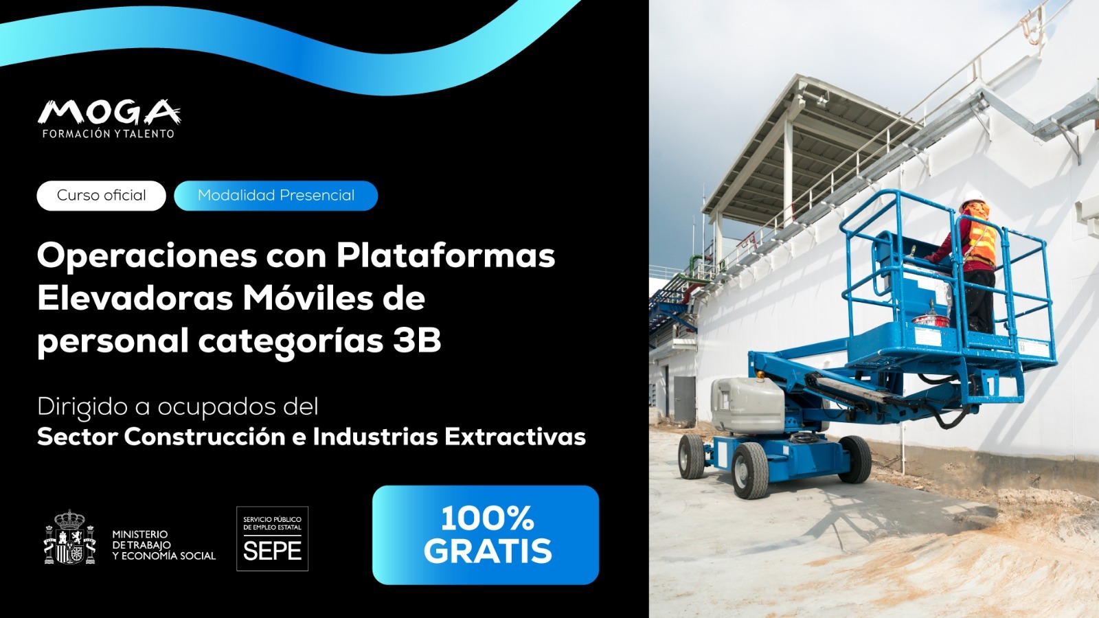TMVI049PO OPERACIONES CON PLATAFORMAS ELEVADORAS MOVILES DE PERSONAL CATEGORIAS 3B Sevilla