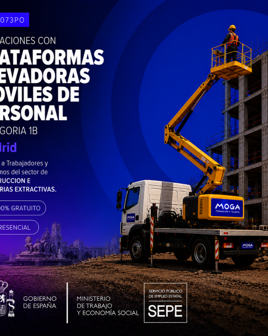 TMVI073PO OPERACIONES CON PLATAFORMAS ELEVADORAS MOVILES DE PERSONAL CATEGORIAS 1B Madrid