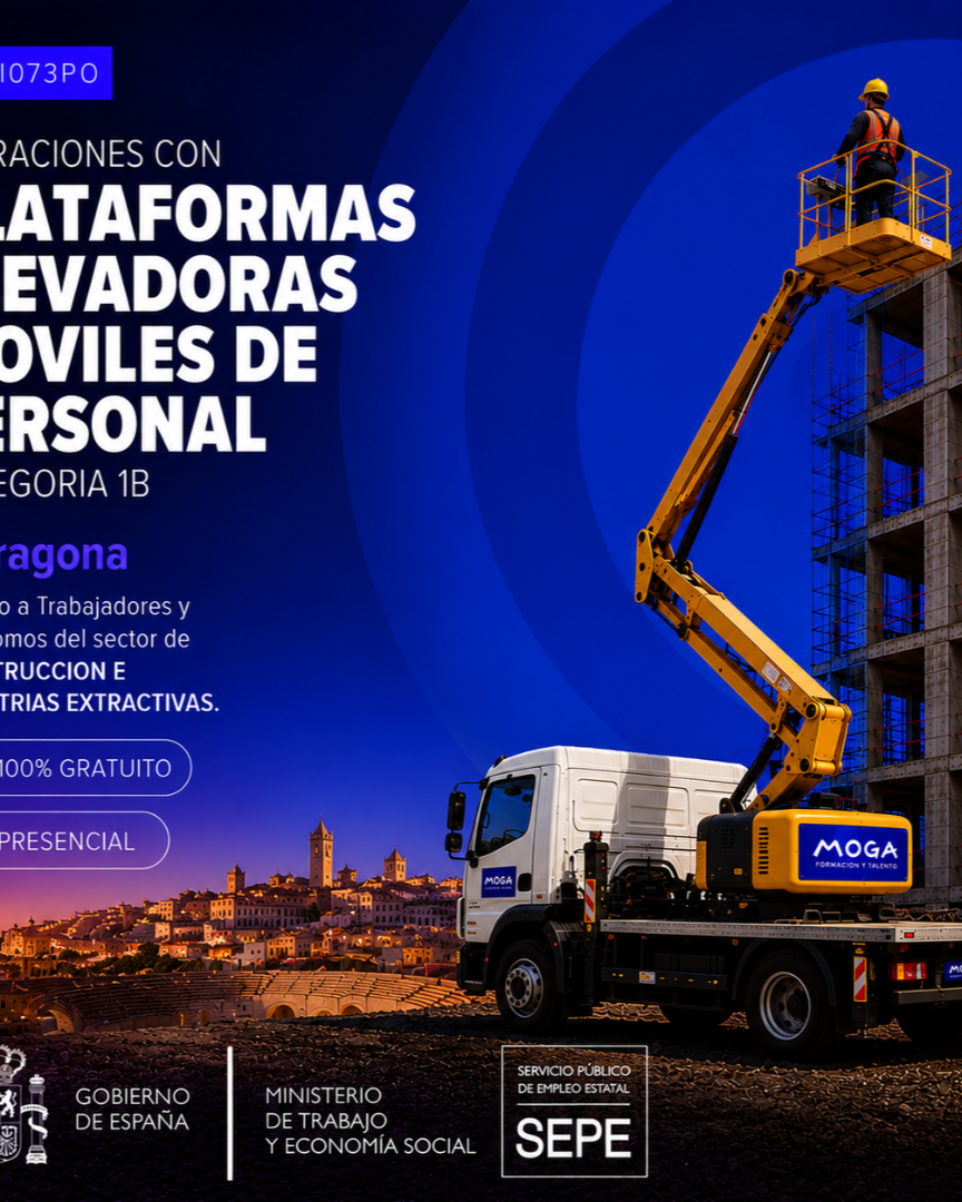 TMVI073PO OPERACIONES CON PLATAFORMAS ELEVADORAS MOVILES DE PERSONAL CATEGORIAS 1B Tarragona