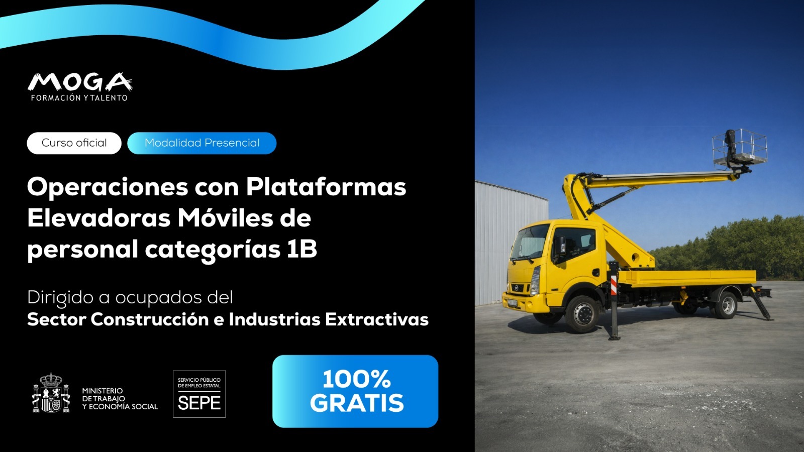 TMVI073PO OPERACIONES CON PLATAFORMAS ELEVADORAS MOVILES DE PERSONAL CATEGORIAS 1B Valencia