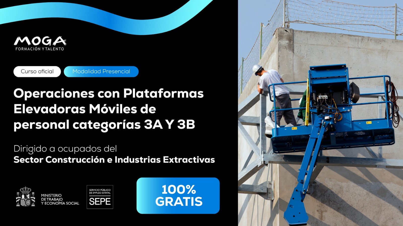 TMVI074PO OPERACIONES CON PLATAFORMAS ELEVADORAS MOVILES DE PERSONAL CATEGORIAS 3A Y 3B