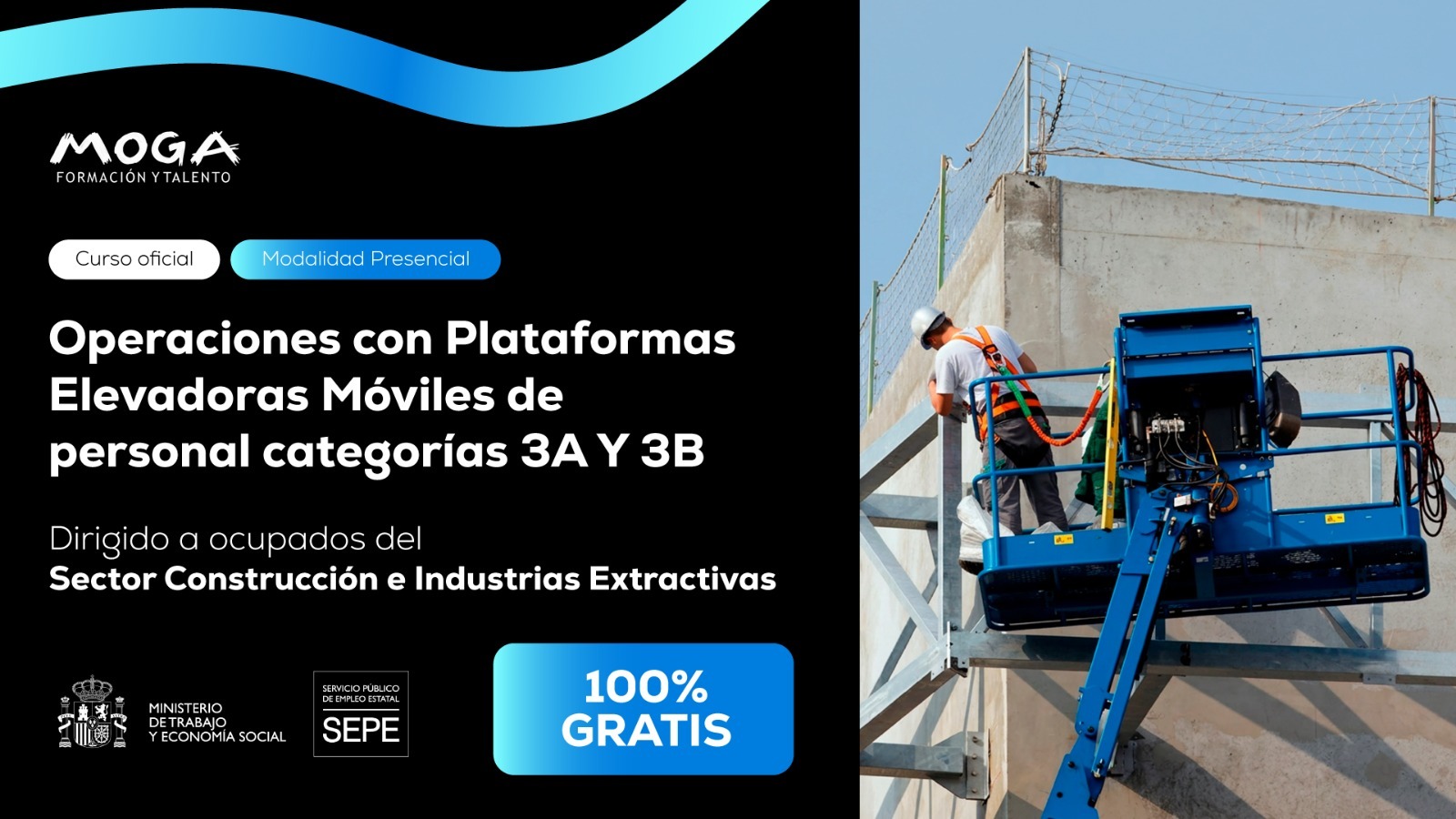TMVI074PO OPERACIONES CON PLATAFORMAS ELEVADORAS MOVILES DE PERSONAL CATEGORIAS 3A Y 3B Sevilla