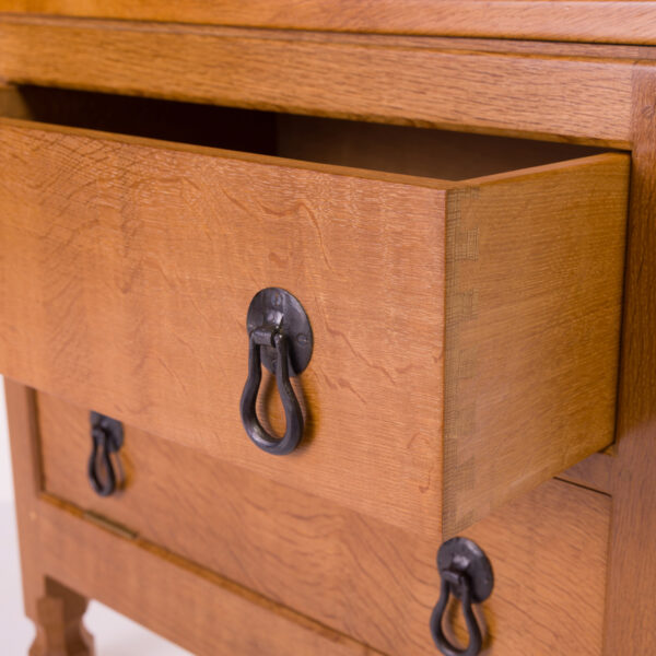 Classic Mouseman Oak Television DVD Table SOLD