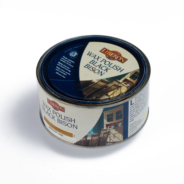 Liberon Black Bison Paste Wax 500ml Medium Oak