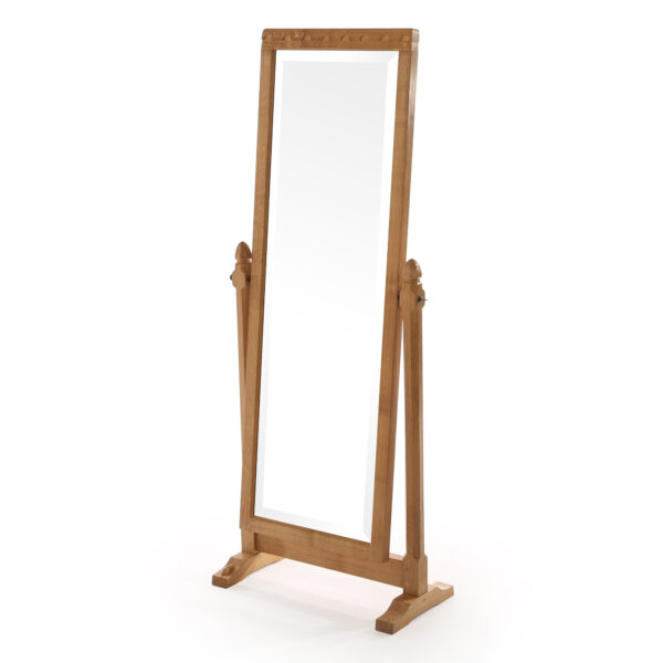 Mouseman Oak Long Dressing Mirror