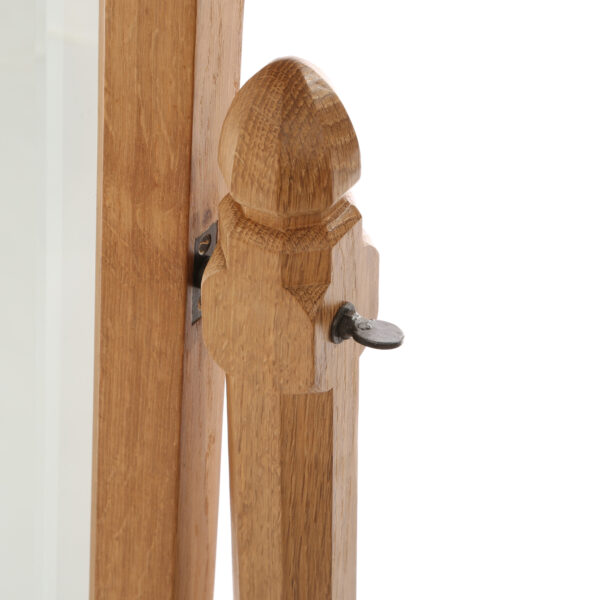 Mouseman Oak Long Dressing Mirror
