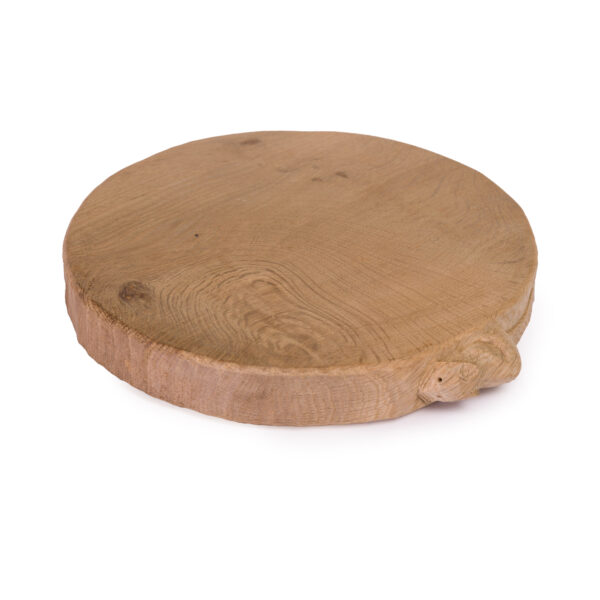 Mouseman Oak Cake Stand