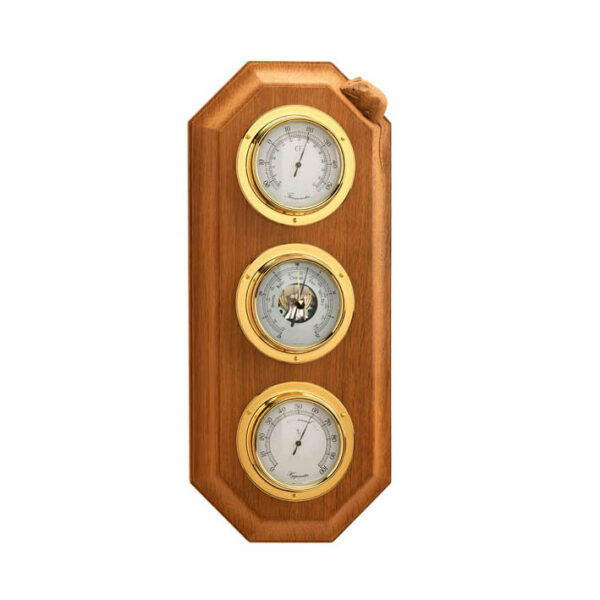 Mouseman Oak Barometer/Hydrometer/Thermometer