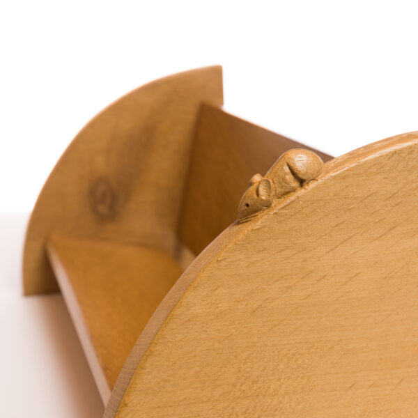 Mouseman Oak Book Trough