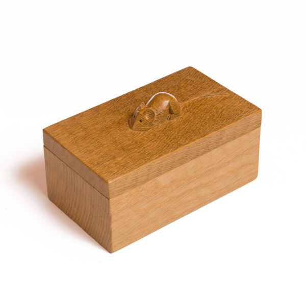 Mouseman Oak Trinket Box