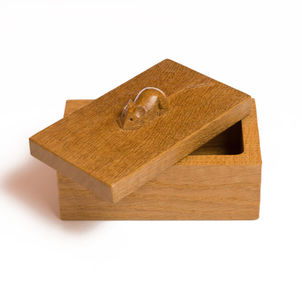 Mouseman Oak Trinket Box