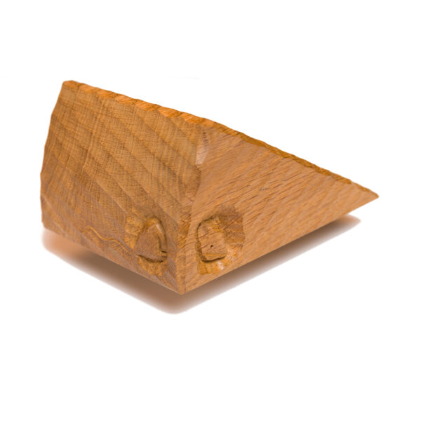 Mouseman Oak Money Box  Wedge of Cheese