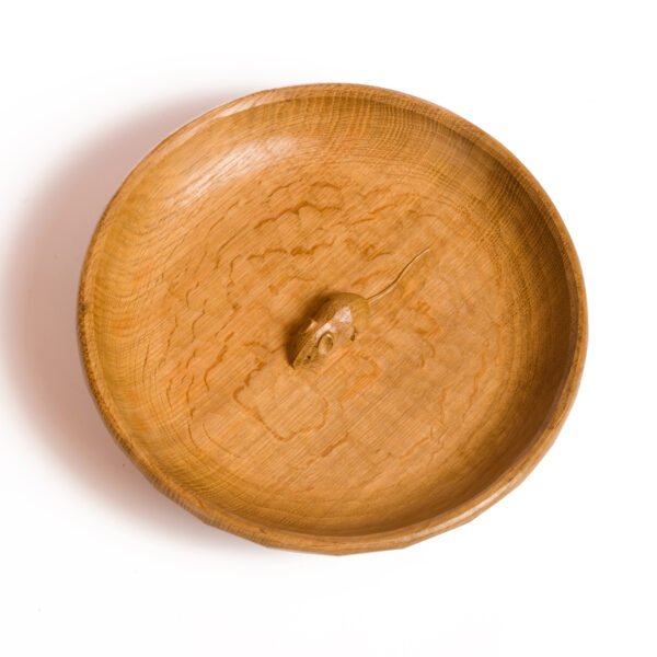 Mouseman Oak Fruit Bowl