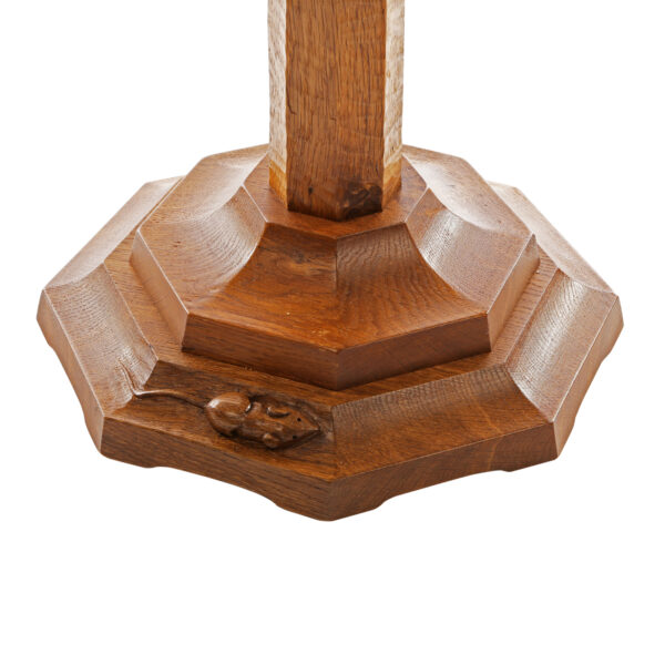 Mouseman Oak Flower Stand