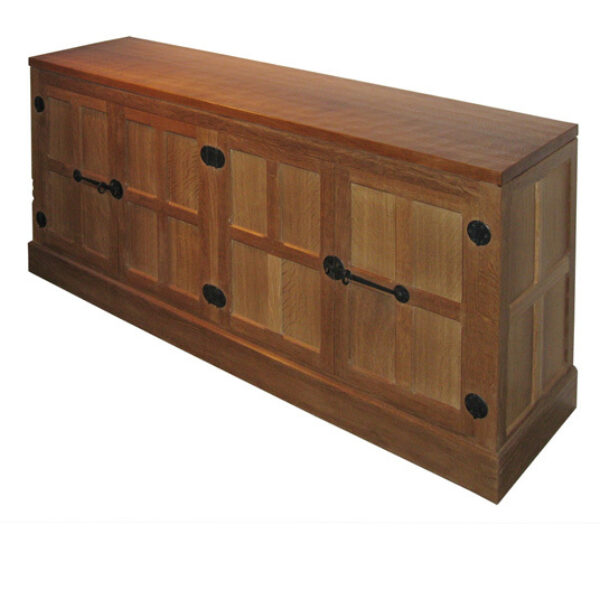 Mouseman Oak Entertainments Cupboard