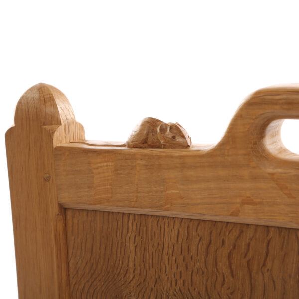 Mouseman Oak Panelled Fire Screen