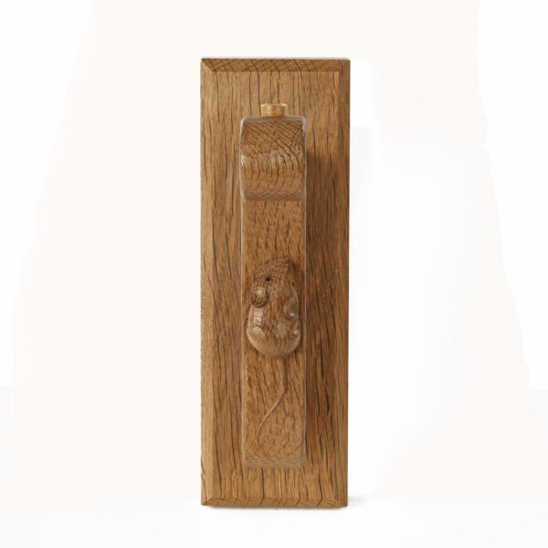 Mouseman Oak Single Wall Light Bracket