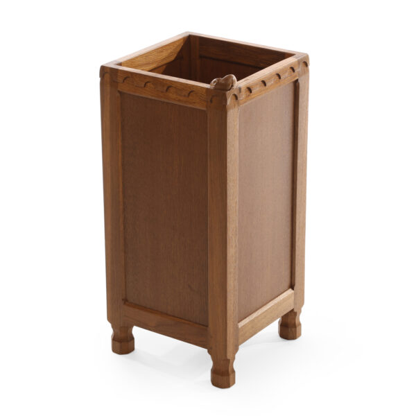 Mouseman Oak Umbrella/Walking Stick Stand