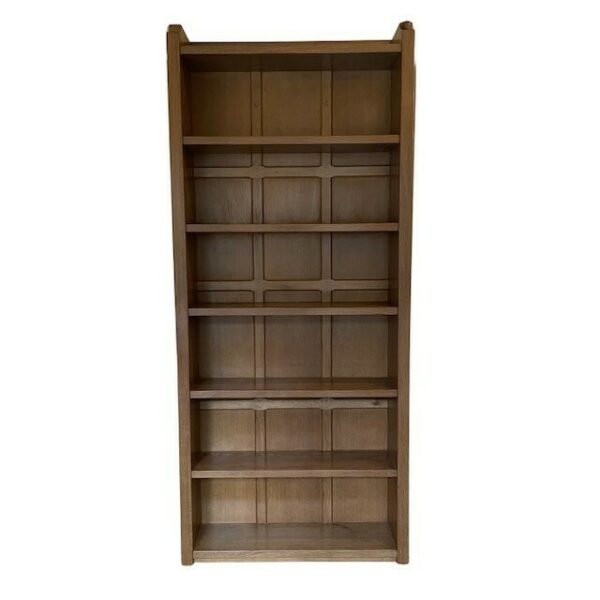 Classic Mouseman 6'4" High Bookcase With Seven fixed Shelves