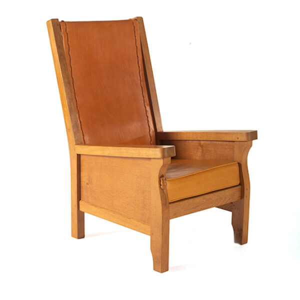 Classic Mouseman Low Smoking Chair - SOLD