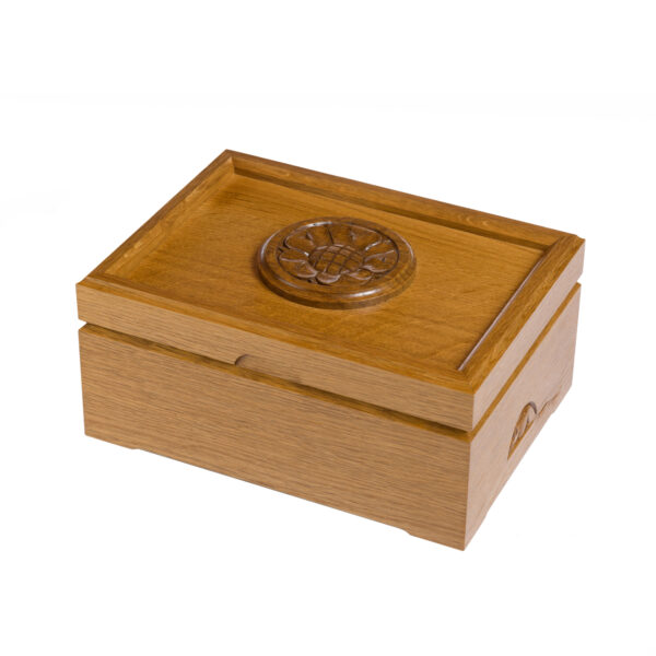 Mouseman Oak Keepsafe Box