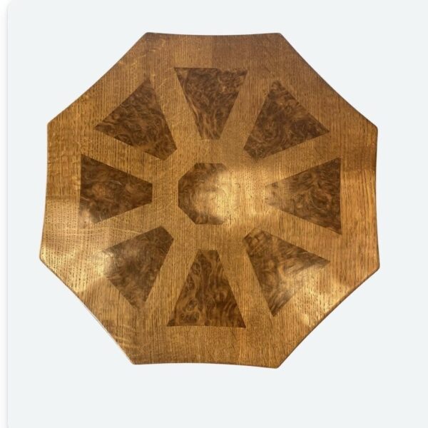Classic Mouseman Limited Edition Hovingham Coffee Table with Burr Oak Inlays SOLD