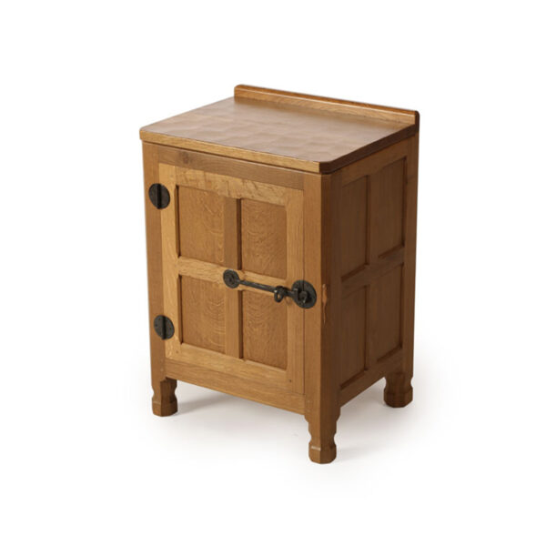 Mouseman Oak Bedside Cupboard