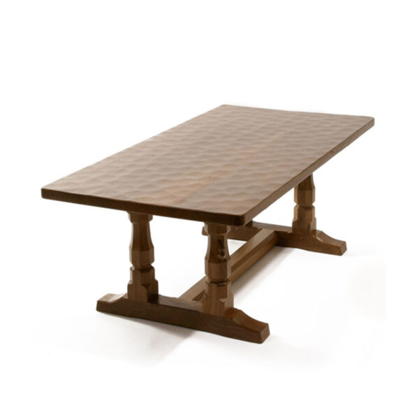 Mouseman Oak Refectory Coffee Table on Double Legs