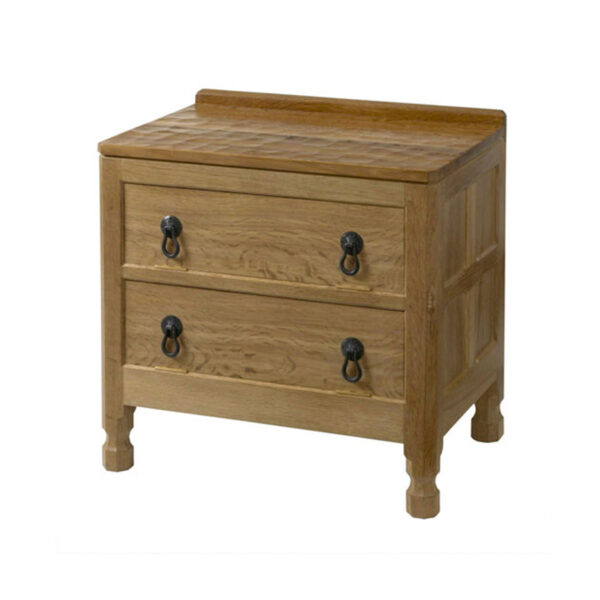 Mouseman Oak Television DVD Table