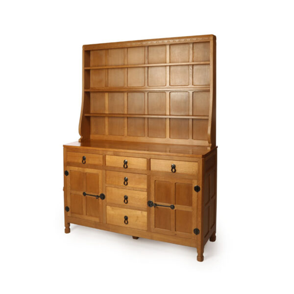 Mouseman Oak Welsh Dresser 5' W