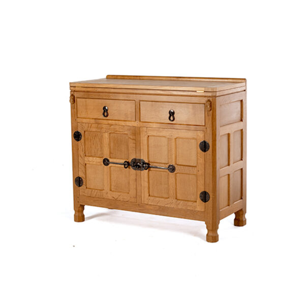 Mouseman Oak Writing Desk
