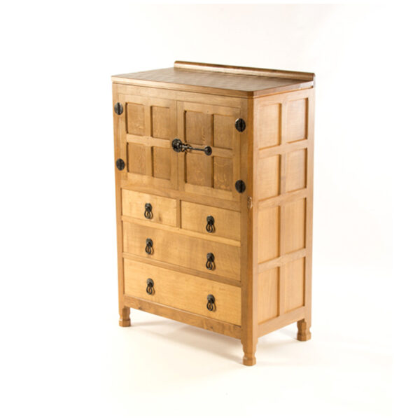 Mouseman Oak Tallboy