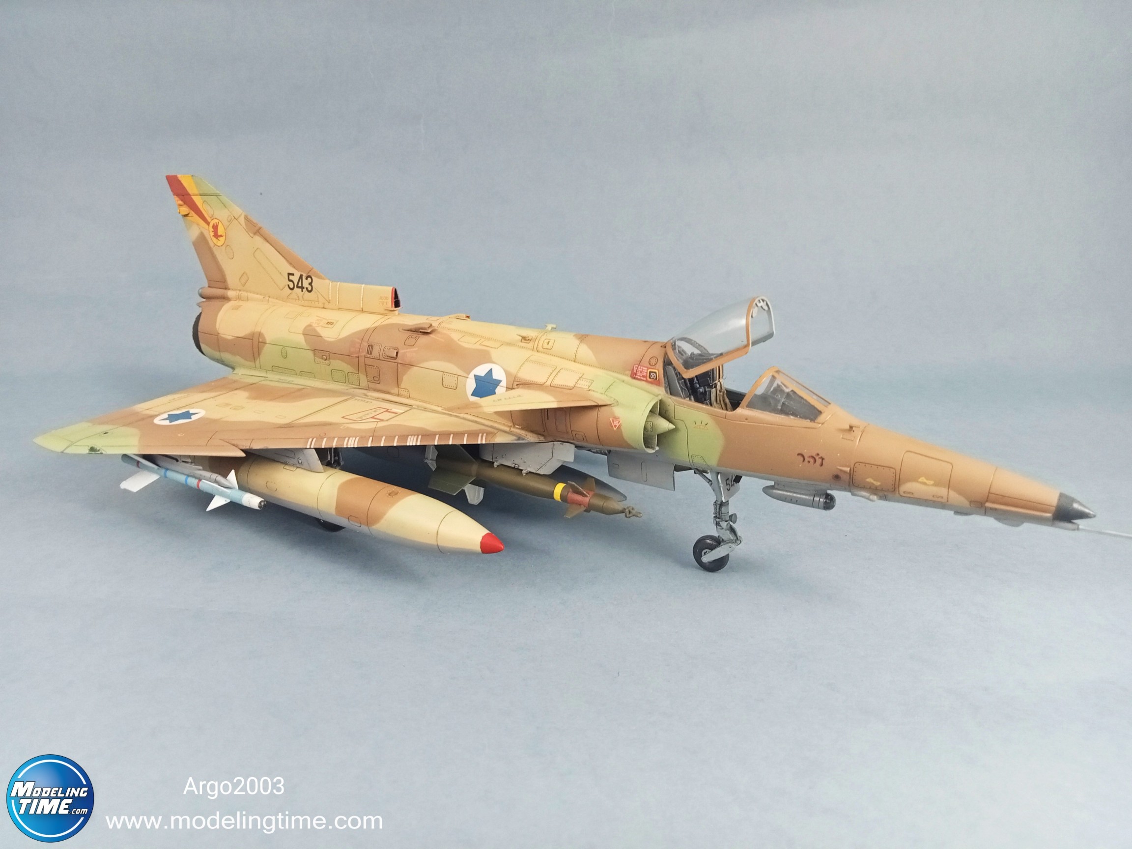 Un incompiuto in meno!! IAI Kfir C7 AMK 1/48 Immagine