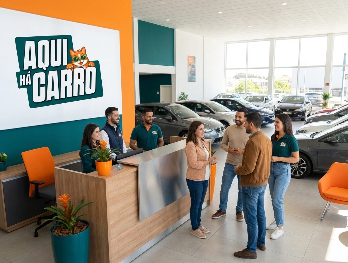 Serviço de venda de veículos Aqui Há Carro