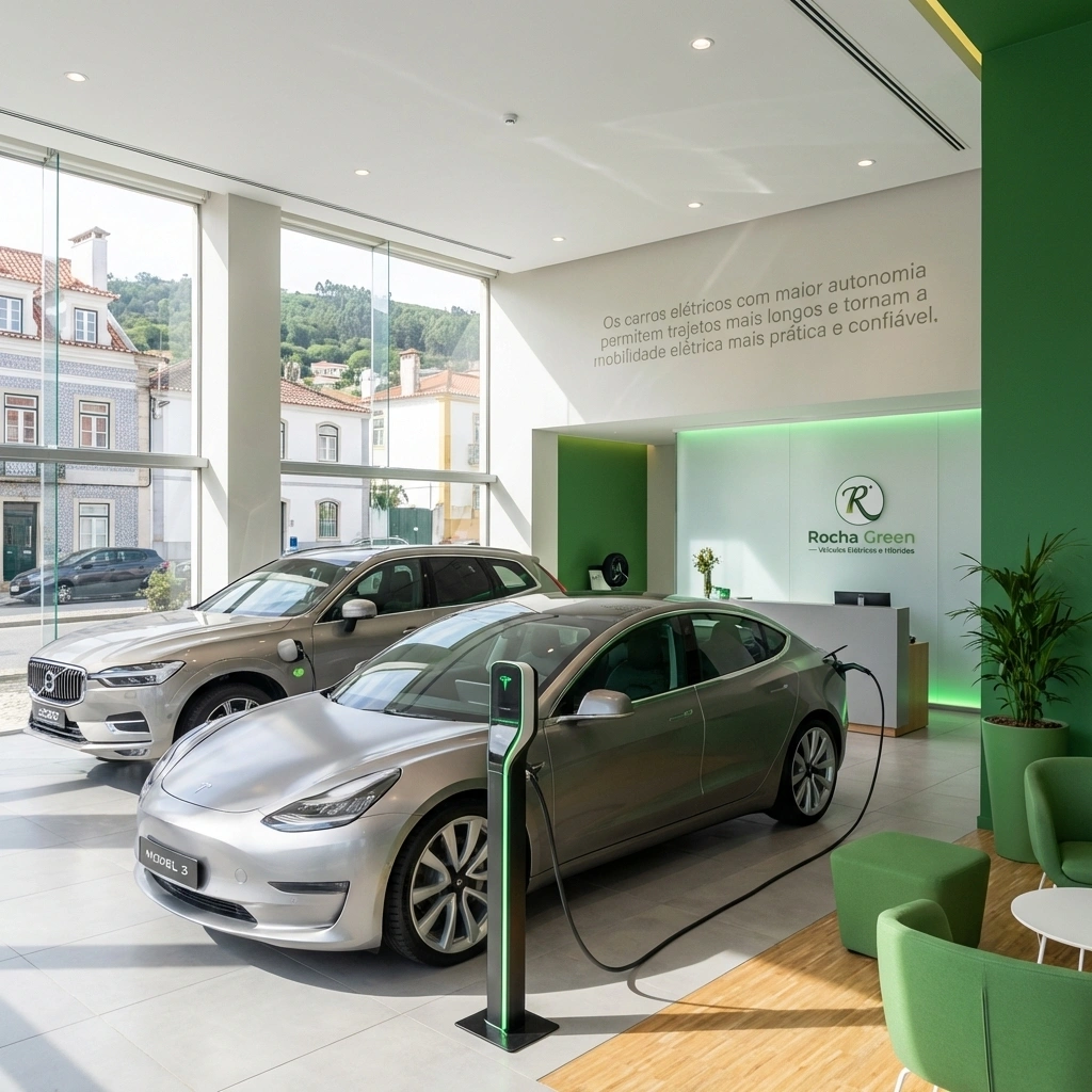 Carros elétricos com maior autonomia