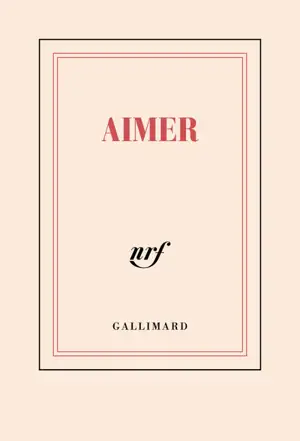 Aimer : carnet poche