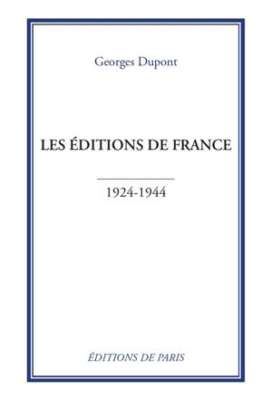 Les Editions de France