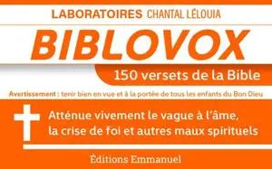 Biblovox : 150 versets de la Bible