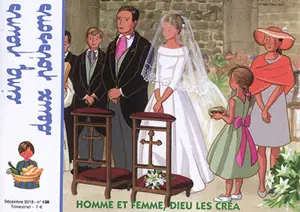 Cinq pains, deux poissons, n° 138. Homme et femme, Dieu les créa