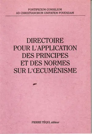 Directoire pour l'application des principes et des normes sur l'oecuménisme : 25 mars 1993