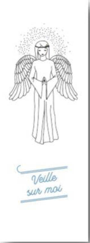 LOT DE 20 SIGNETS VEILLE SUR MOI - ANGE