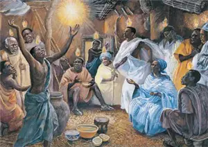 LA PENTECOTE - LOT DE 10 - CARTE SIMPLE