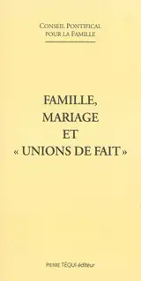 Famille, mariage et union de fait