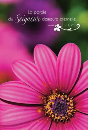 LOT DE 20 - CARTE SIMPLE PHOTO NATURE LA PAROLE DU SEIGNEUR DEMEURE - VENDU PAR LOT DE 20 EXEMPLAIRE