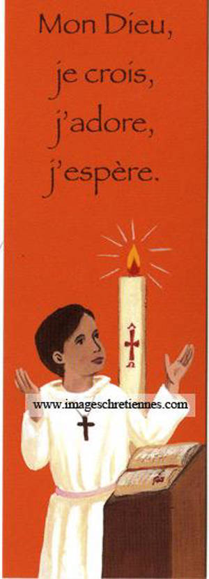 LOT DE 25 - SIGNET PROFESSION DE FOI GARCON - VENDU PAR LOT DE 25