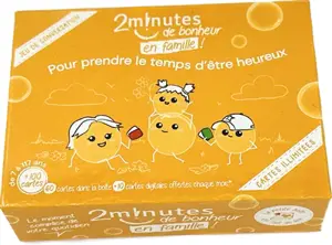 2 minutes de bonheur en famille ! : pour semer de la joie dans le quotidien : le jeu qui oxygène vos conversations