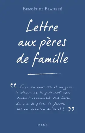 Lettre aux pères de famille